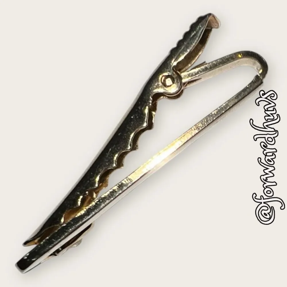 Bundle Sale 3 for $15 | Gold Tone Tie Tack With Clear Rhinestone